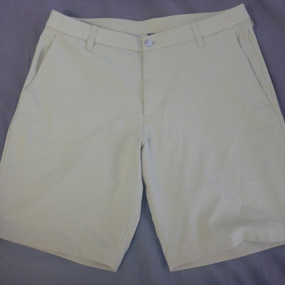 Mens Lululemon WovenAir Shorts (Bright Green) - Picture 1 of 4